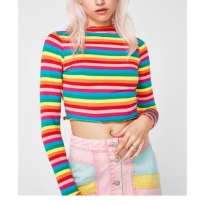 Dollskill - Follow My Rainbow Crop Top